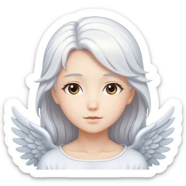 anime style angel sticker