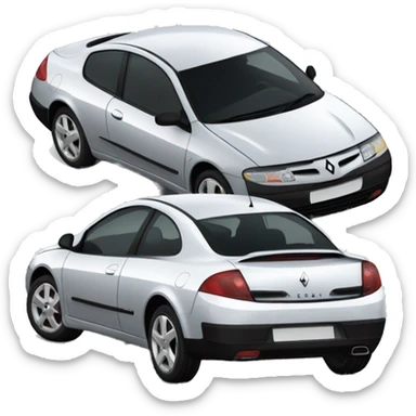One Renault Laguna Coupe V6 sticker