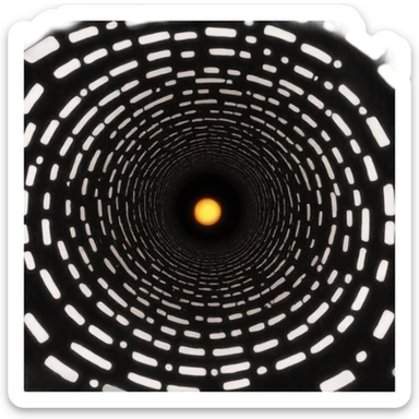 Black Hole Event Horizon sticker