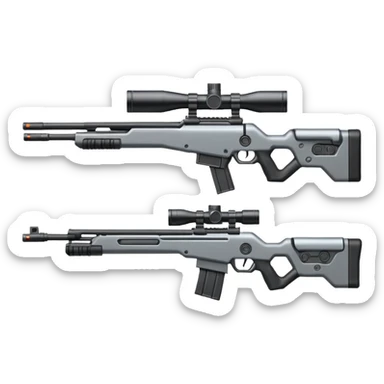 tech sniper rifle sticker