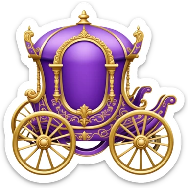 purple chariot sticker
