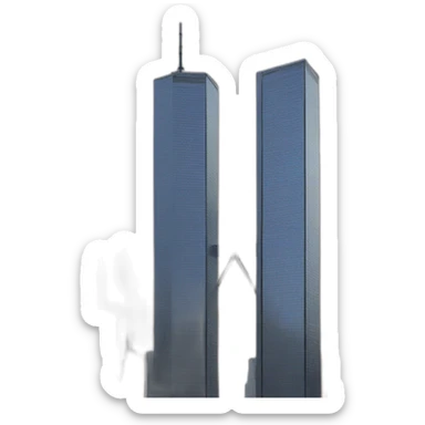 twin tower sticker