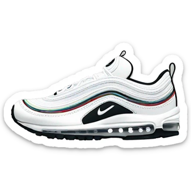 nike air max 97 white sticker