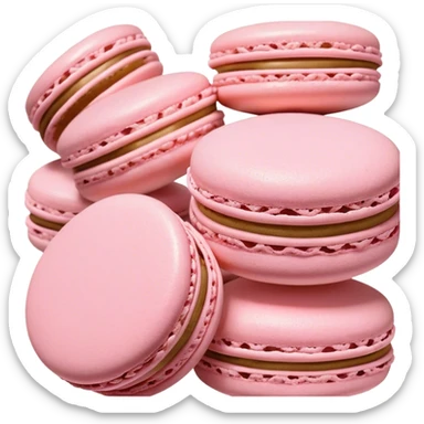 Light pink Macarons sticker