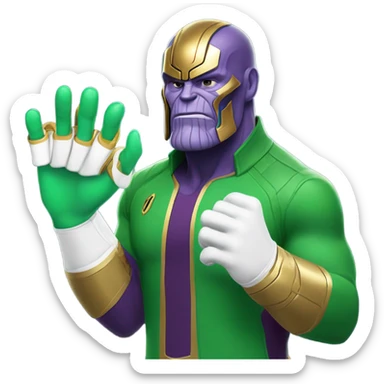 Thanos from squid game sticker