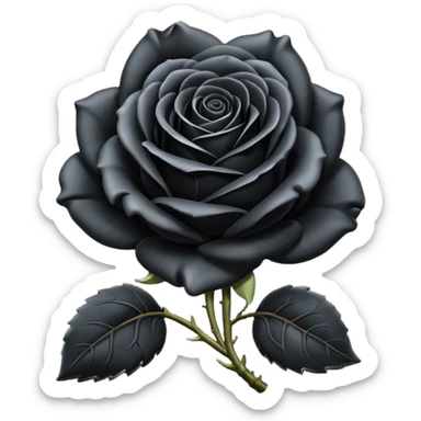 I need black rose emoji in small to send not picture  sticker