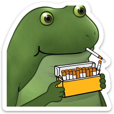 Pack of cigarettes Newport sticker