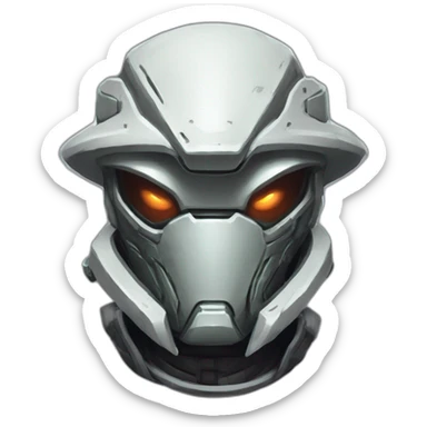 alien ranger futuristic roguelike rpg style inspired by slay thee spire sticker