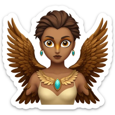 harpy mythological creatures sticker