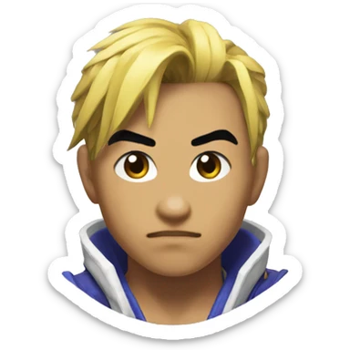 jamie siu from street fighter 6 sticker