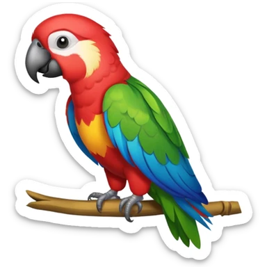 Perroquet sticker