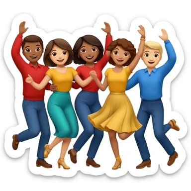 I want an emoji with people making a “horă” sticker