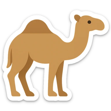 Camel sticker