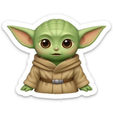 🥺+baby yoda sticker
