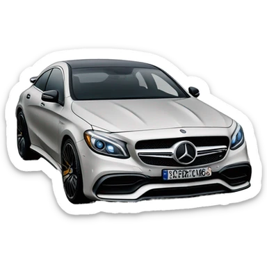 Mercedes Amg cle 63 sticker