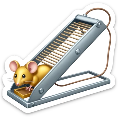 Mouse trap sticker