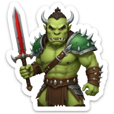 Ork King  sticker
