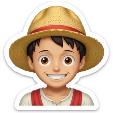Luffy sticker