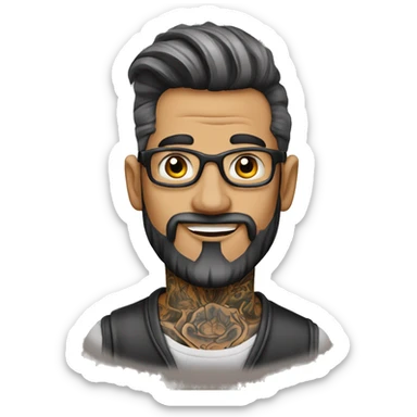 Tattoo Artist tätowiert Klient  sticker