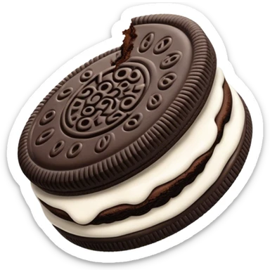 Cursed Oreo flavor sticker