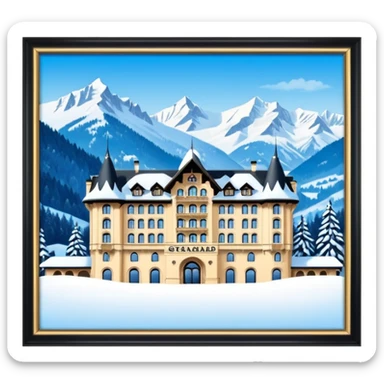 Gstaad palace hotel sticker