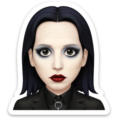 Merlin Manson sticker