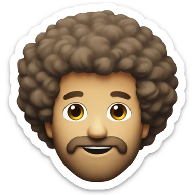 BOB ROSS paint palette  sticker