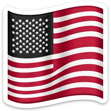 Black American heritage flag  sticker