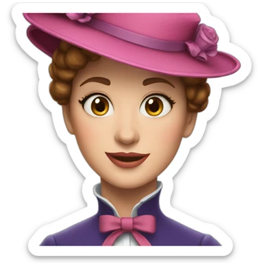 Marie poppins sticker