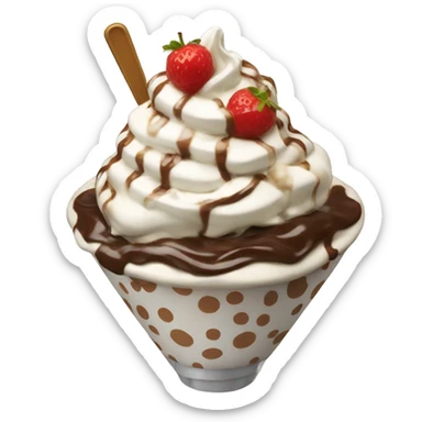 Sundae sticker