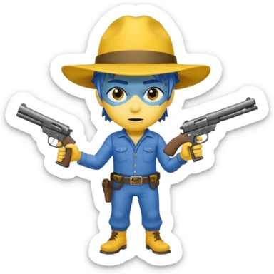 
Make a image of 67 foot with legs and hands they’re blue and 2026  that have yellow legs and yellow hunch and they’re they’re old they have the gun sticker