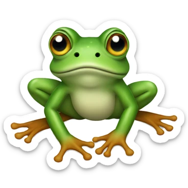 Frog sticker