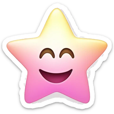Number 1 "A glowing pastel pink number 1 with a soft gradient, surrounded by tiny sparkling stars and a magical light aura." sticker
