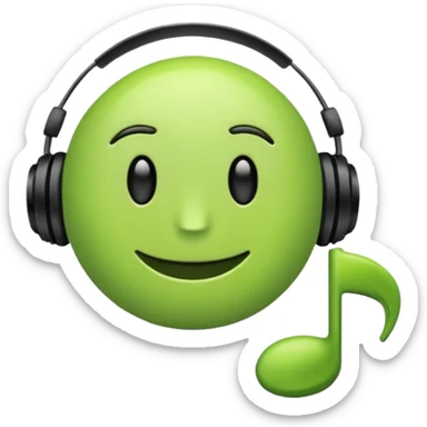 wygeneruj mi emoi animowane z logiem spotify sticker