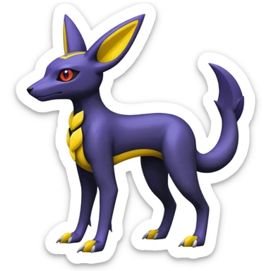 Heliolisk-Lombax-Sergal-Umbreon-Cyclizar-Genesect-Pokémon, full body sticker