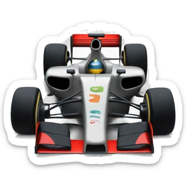Formula 1 car sticker