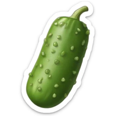 a pickle that its genz and shy sticker