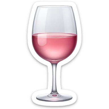 Pink wine  sticker
