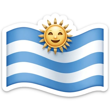 Argentine flag sticker
