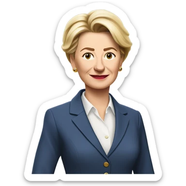 Ursula von der Leyen sticker