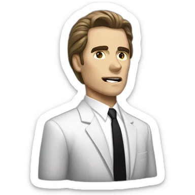 American psycho sticker