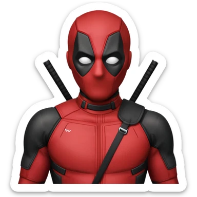 DeadPool from marvel rivals dancing  sticker