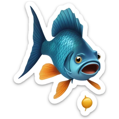 Pescado bailado  sticker
