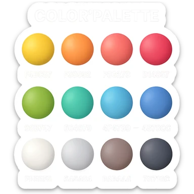 {
  "title": "3D Skeuomorphic Emoji Icon Schema",
  "type": "object",
  "properties": {
    "object": {
      "type": "string",
      "description": "Name of the object to be represented (e.g., 'money bag', 'camera', 'pizza')."
    },
    "style": {
      "type": "string",
      "enum": ["3D skeuomorphic emoji"],
      "description": "Visual style to be used for rendering."
    },
    "materials": {
      "type": "object",
      "properties": {
        "base": {
          "type": "string",
          "description": "Primary material texture, e.g., 'smooth cloth', 'metallic', 'plastic'."
        },
        "details": {
          "type": "array",
          "items": { "type": "string" },
          "description": "Secondary materials or embellishments (e.g., rope, buttons, stitching)."
        }
      }
    },
    "colors": {
      "type": "object",
      "properties": {
        "baseColor": {
          "type": "string",
          "description": "Main color of the object (e.g., '#F5DEB3' for a beige sack)."
        },
        "accentColors": {
          "type": "array",
          "items": { "type": "string" },
          "description": "Accent or highlight colors (e.g., yellow for dollar sign)."
        }
      }
    },
    "lighting": {
      "type": "object",
      "properties": {
        "type": {
          "type": "string",
          "enum": ["soft", "ambient", "studio"],
          "description": "Lighting type used to shade and define volume."
        },
        "shadows": {
          "type": "boolean",
          "description": "Indicates if soft drop shadows are used."
        }
      }
    },
    "geometry": {
      "type": "object",
      "properties": {
        "dimensionality": {
          "type": "string",
          "enum": ["3D"],
          "description": "Indicates that object is rendered in 3D."
        },
        "roundedEdges": {
          "type": "boolean",
          "description": "Indicates if object has smooth, rounded edges."
        }
      }
    },
    "expression": {
      "type": "string",
      "enum": ["playful", "realistic", "friendly"],
      "description": "Overall emotional tone of the icon."
    },
    "background": {
      "type": "string",
      "enum": ["transparent", "white", "gradient"],
      "description": "Background type for the rendered emoji."
    }
  },
  "required": ["object", "style", "materials", "colors", "lighting", "geometry", "expression", "background"]
}

color palette sticker