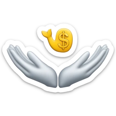 Invisible hand of the market sticker