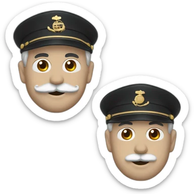 Charlie chaplin with a Marine cap sticker