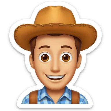 Woody diciendo hola sticker