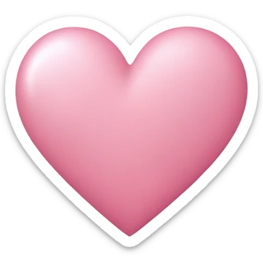 Pink heart sticker