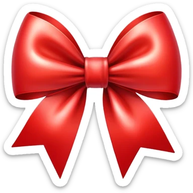 Bow sticker