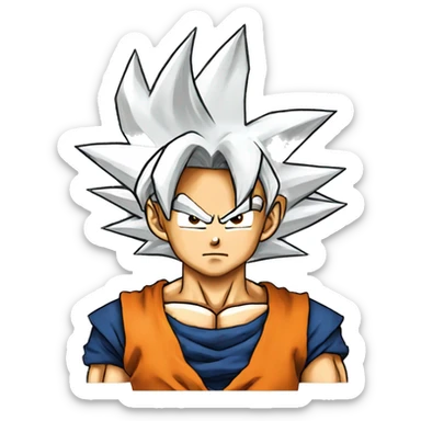 Super saiyan goku sticker